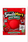 SmushMart Red Apple Jumbo Scented Squishy – 6” Slow Rising Soft Foam Sensory Toy
