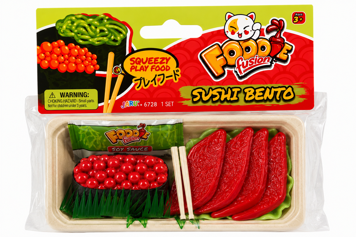 Foodie Fusion Chow Mein Squishy Play Food – Sticky Taba-Style Sensory Toy