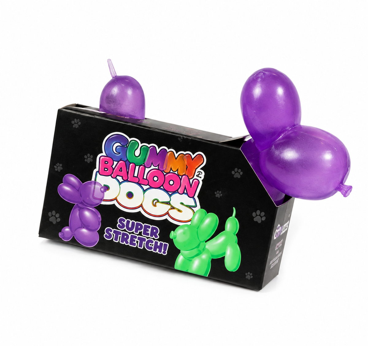 Gummy Balloon Dogs Super Stretch Sensory Squishy Toy – Assorted Colors