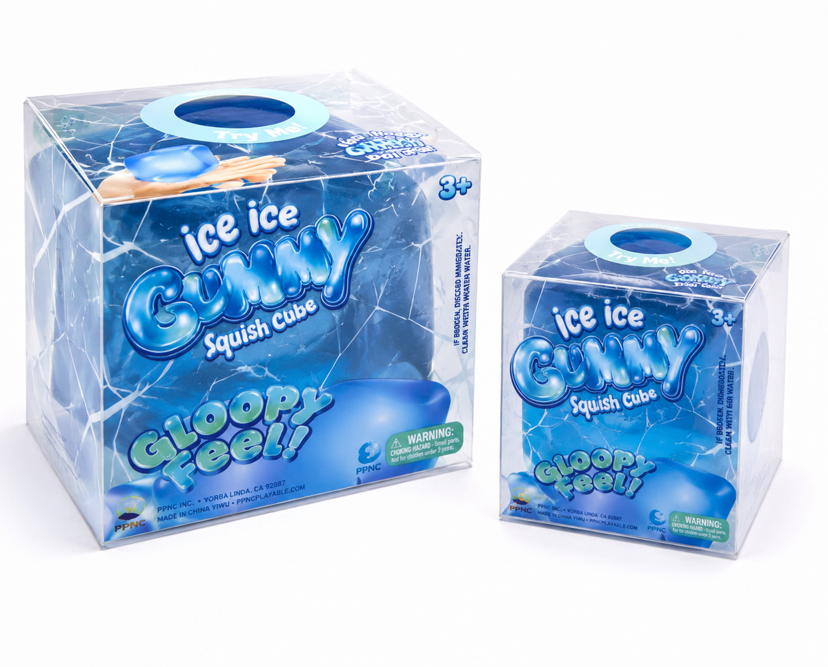 Ice Ice Gummy Squish Cube – Gloopy Sensory Squishy