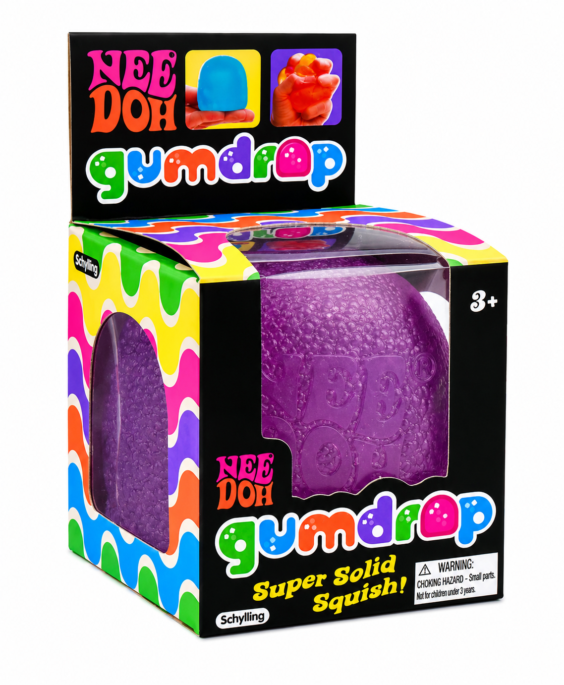 Authentic NeeDoh Gumdrop – Super Solid Squish Sensory Toy